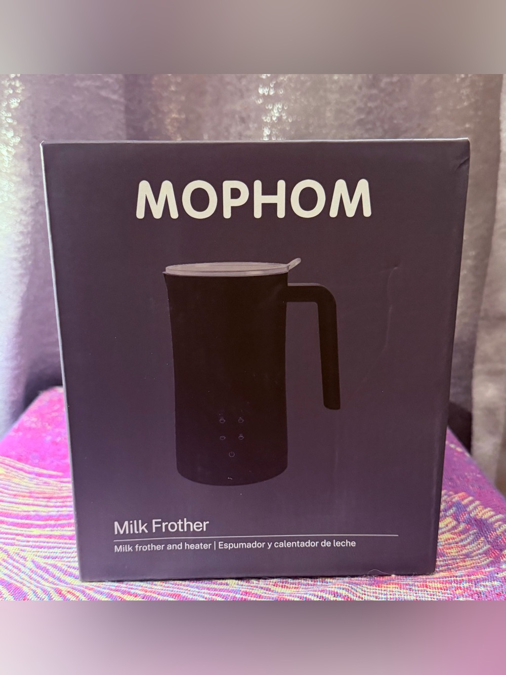 MOPHOM Milk Frother - Black
